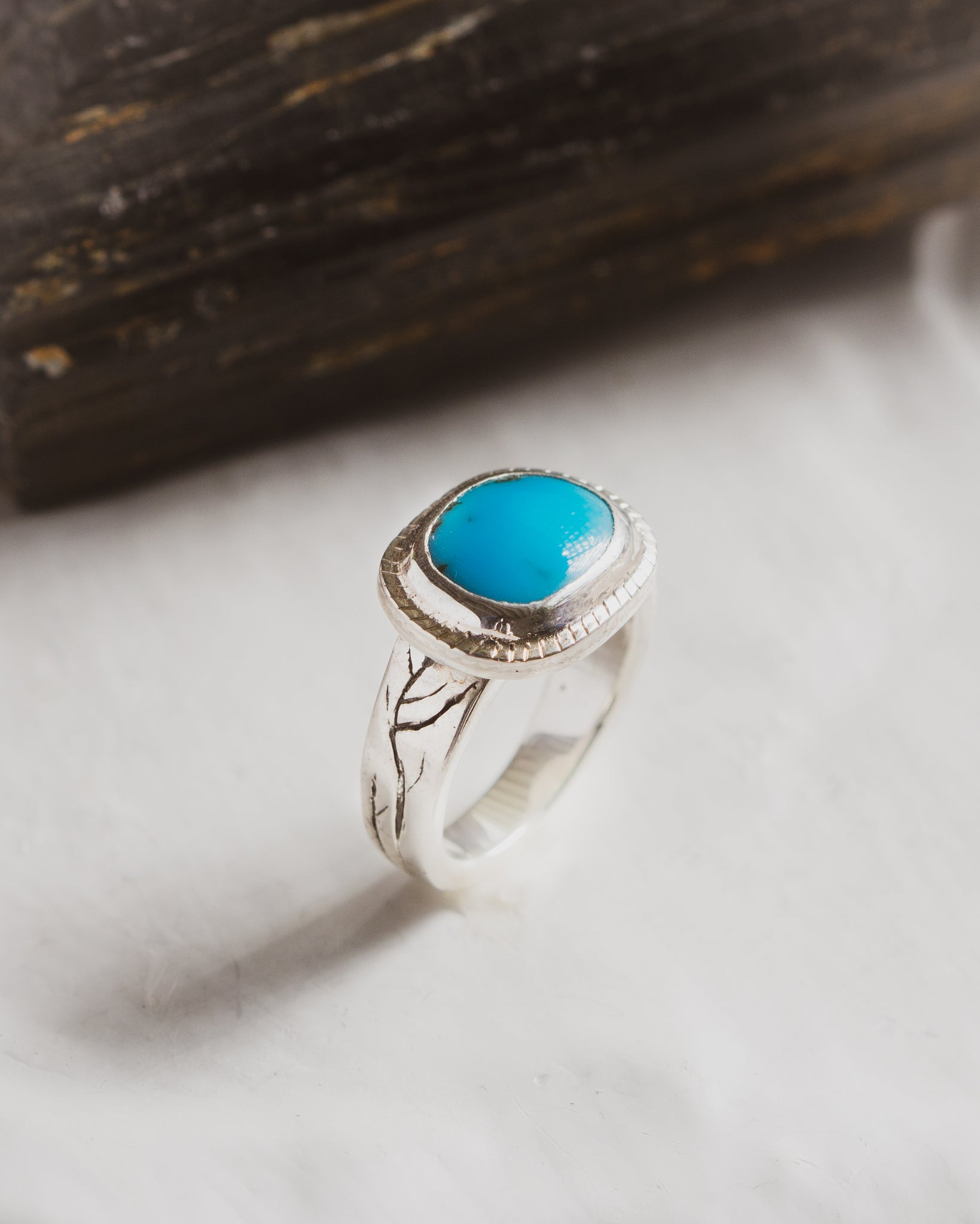 Turquoise Branch Ring