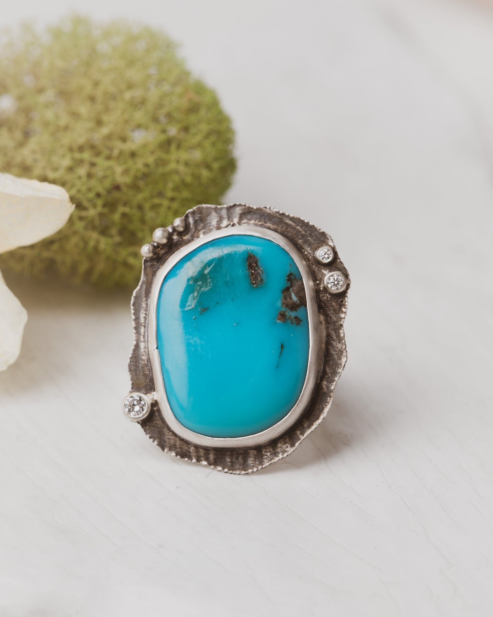 Azure Turquoise Ocean Ring